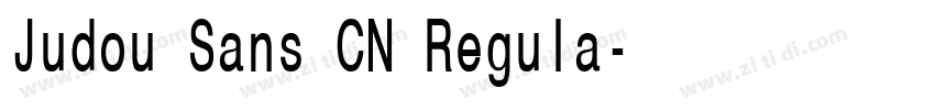 Judou Sans CN Regula字体转换 Judou Sans CN Regula字体转换